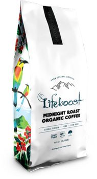 Lifeboost Midnight Roast Organic Coffee