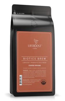 Lifeboost biotics cold brew coffee beans