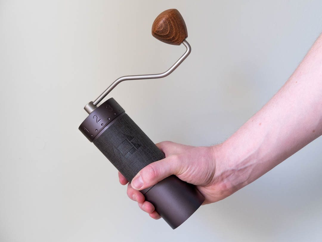 Side view of 1Zpresso J Max - Best Manual Coffee Grinder for French Press