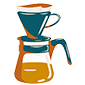 drip coffee maker icon