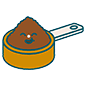 coffee grounds icon