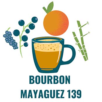 Bourbon Mayaguez 139 coffee tastes of blackcurrant, orange, sugarcane