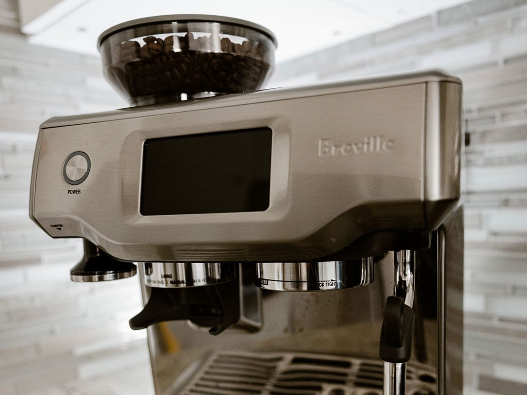 Close-up of Breville Oracle Touch - overall best super automatic espresso machine