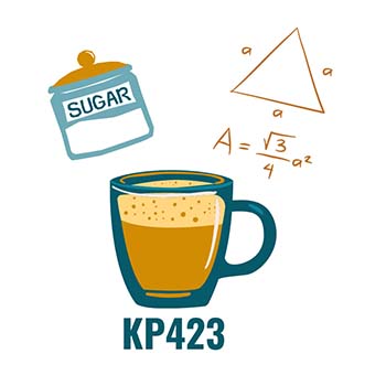 KP423 is sweet with low complexity