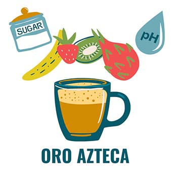 Oro Azteca Taste: Sweet fruit, low acidity