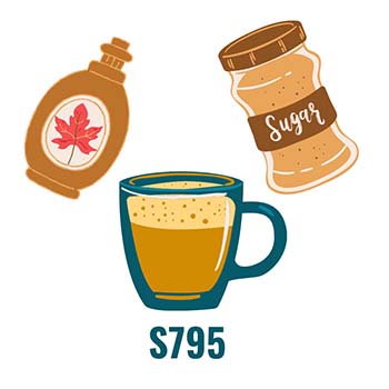 S795 tastes of maple syrup and brown sugar