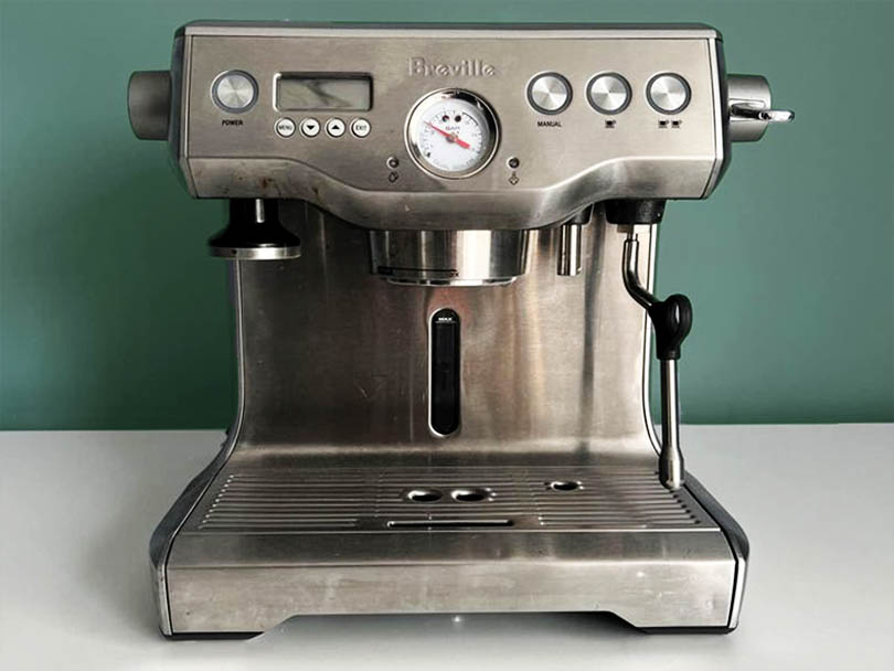 Breville Descalable Dual Boiler Espresso Machine - Silver