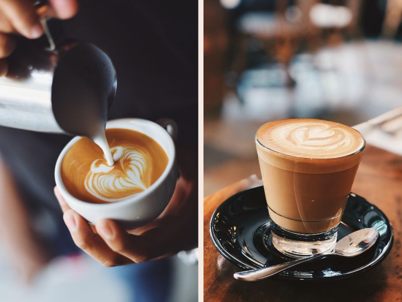 Latte v Cortado, Comparison of the Different Coffees