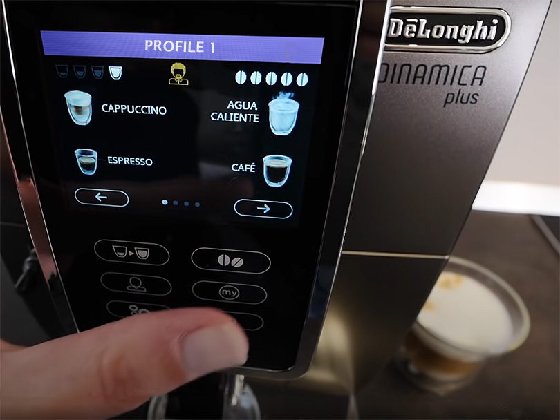 DeLonghi Dinamica Plus - Espresso Making