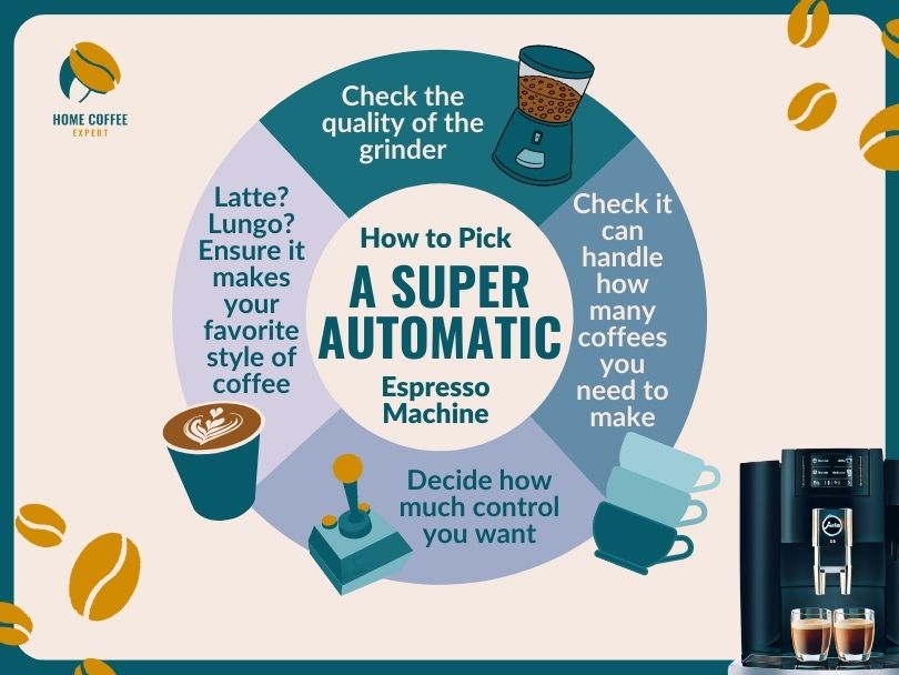 Infographic: How to Pick a Super Automatic Espresso Machine