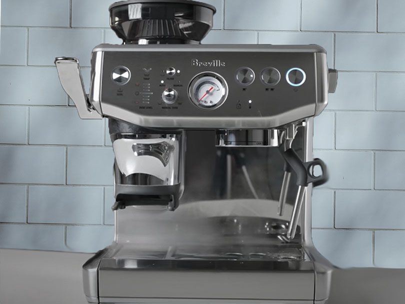 Front view of the Breville Barista Express Impress