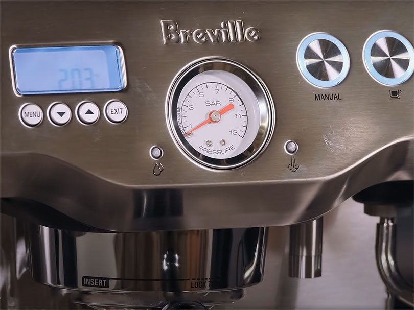 User interface of the Breville Dual Boiler