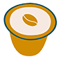 nespresso coffee capsule icon