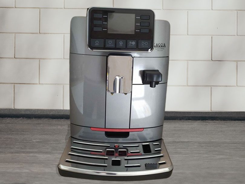 Front view of the Gaggia Cadorna Prestige with screen turned off