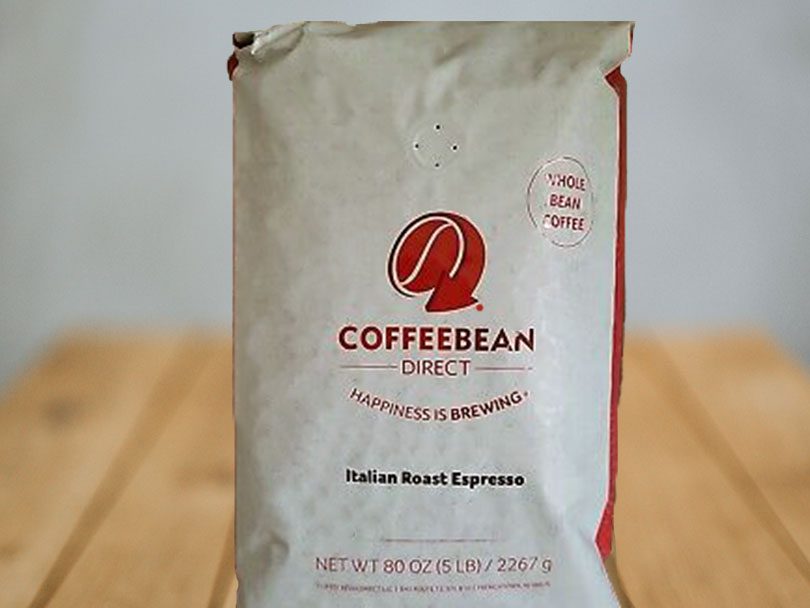 CoffeeBean Direct - Italian Roast Espresso bag on table