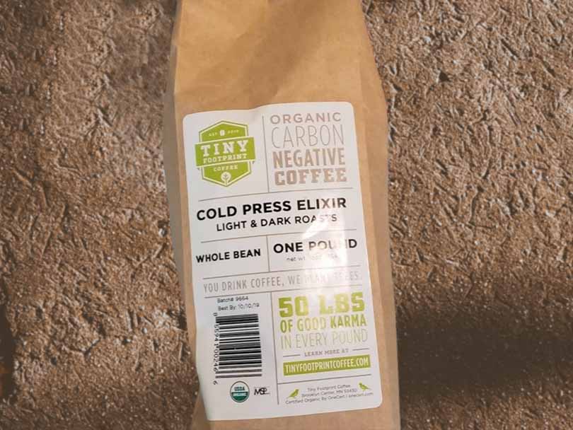 Tiny Footprint Coffee Cold Brew Elixir - Whole Bean