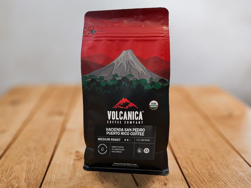 Best Overal Puerto Rico Coffee, Hacienda San Pedro, Volcanica