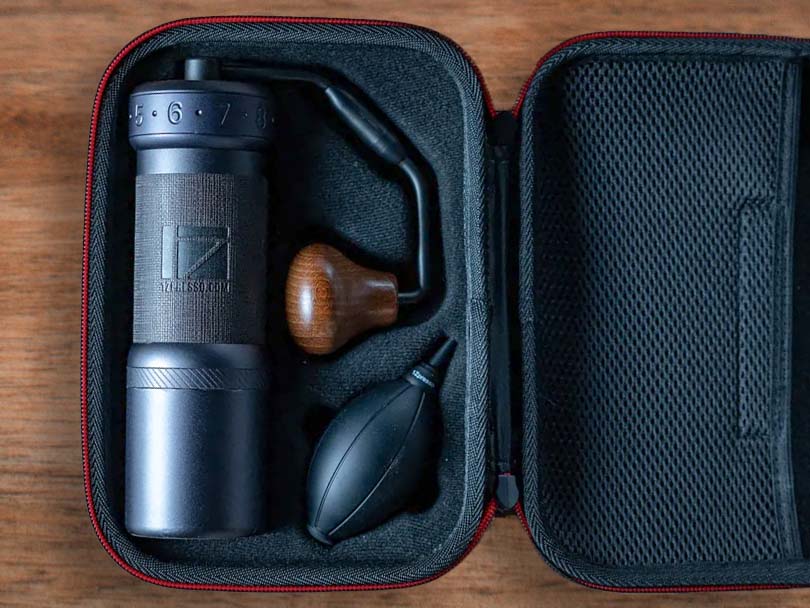 1Zpresso K Ultra manual grinder in carry case