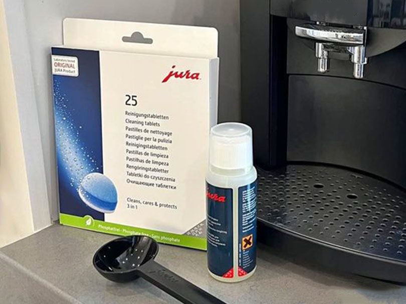 Jura branded cleaning products